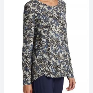 NIC + ZOE Lichen camo‎ long sleeve tee size PM BIN O